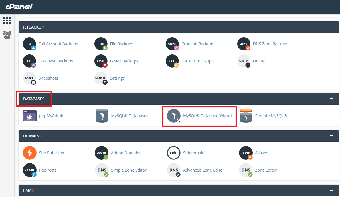אופן העברת אתר ג'ומלה בשרת אחסון cPanel אופן העברת אתר ג'ומלה בשרת אחסון cPanel