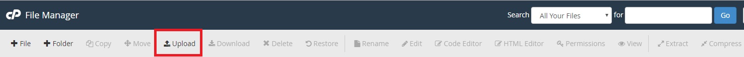 אופן העברת אתר ג'ומלה בשרת אחסון cPanel אופן העברת אתר ג'ומלה בשרת אחסון cPanel