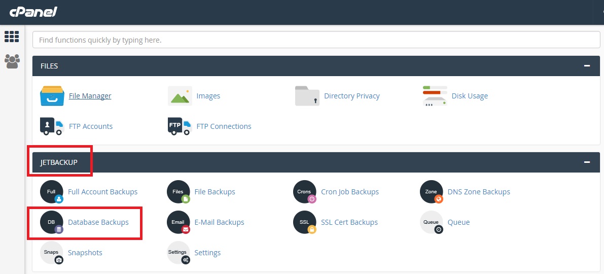 אופן העברת אתר ג'ומלה בשרת אחסון cPanel אופן העברת אתר ג'ומלה בשרת אחסון cPanel