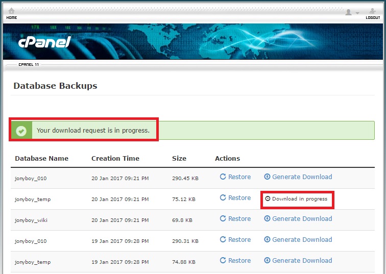 אופן העברת אתר ג'ומלה בשרת אחסון cPanel אופן העברת אתר ג'ומלה בשרת אחסון cPanel